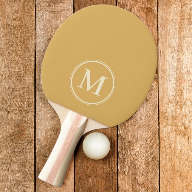 Monogram Solid Sand Soluppgångsfärg Pingisracket (Skapare uppladdad)