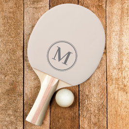 Monogram Solid Sandcastle Rosa Färg Pingisracket