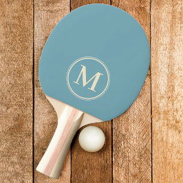 Monogram Solid Warm Aqua Eftermiddagsfärg Pingisracket