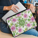 Monogram Söt Lila Grönt Vattenfärgad Blommigt Laptop Fodral<br><div class="desc">Monogram Söt Lila Grönt Watercolor Blommigt Laptop sleeve har ett modernt söt för lila och grönt med vattenfärg med blommönstret personlig i mitten. Anpassa genom att redigera texten i textrutan. Designad av ©Evco Studio www.zazzle.com/store/evcostudio</div>