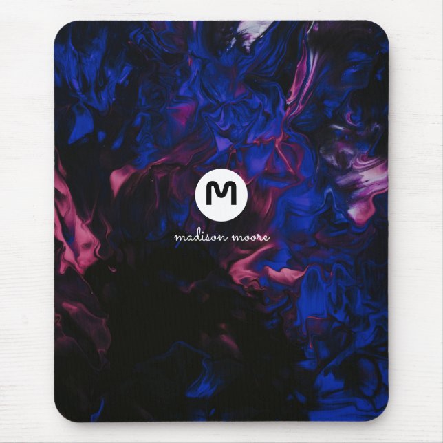Monogram Space Färg Musmatta (Framsidan)