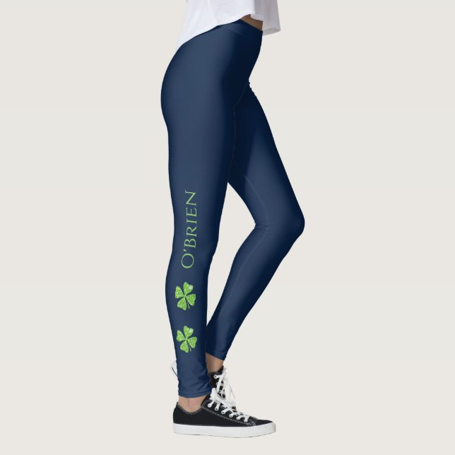 Monogram St. Patrick's Day Leggings (Höger)