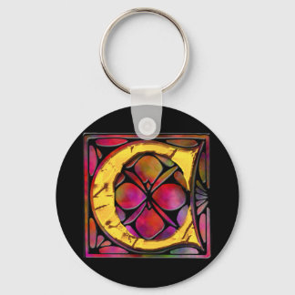 Monogram: Stainglass C Nyckelring