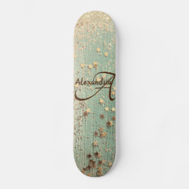 Monogram Stardust on Sea Grönt Skateboard