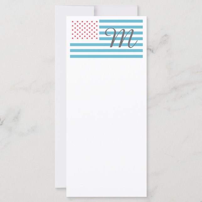 Monogram Stars och stripes (Framsida)