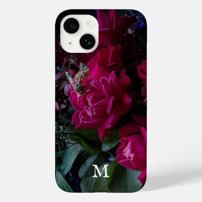 Monogram Stilleben Blomma Foto (Baksida)
