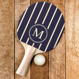 Monogram Striping Midnight Ocean Färg Pingisracket