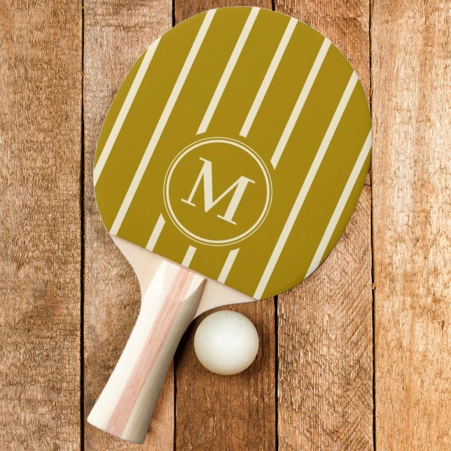 Monogram Striping Öken Salvia Färg Pingisracket (Skapare uppladdad)
