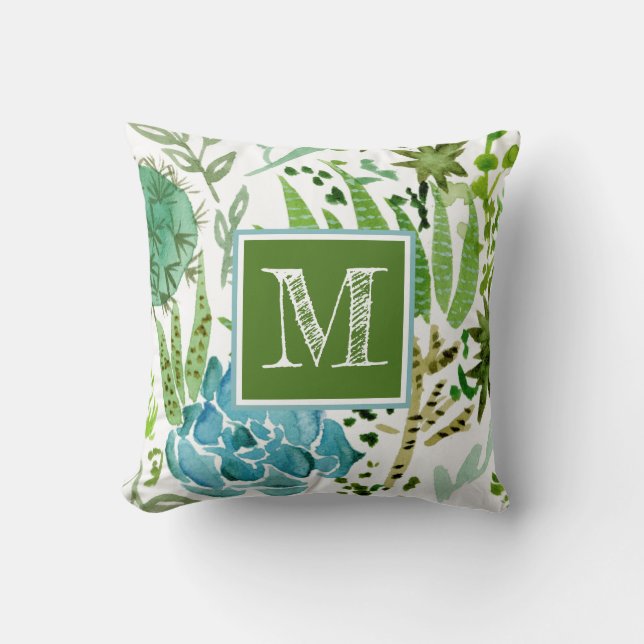 Monogram | Succult Fält I Kudde (Framsida)