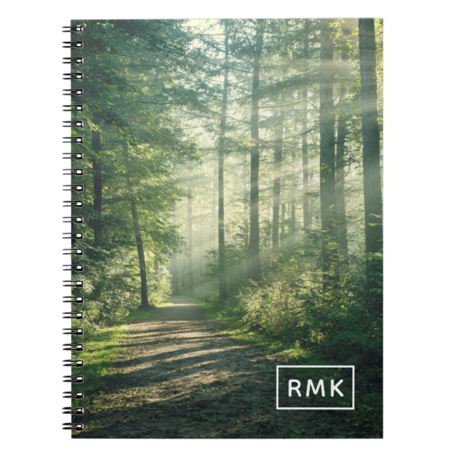Monogram | Sunny oktober morse i Hamburg Anteckningsbok (Framsidan)