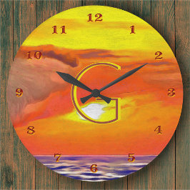 Monogram Sunset 2443 Stor Klocka