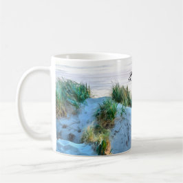 Monogram Sunset på Florence Oregon Dunes Kaffemugg