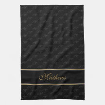 Monogram svart kol Namn