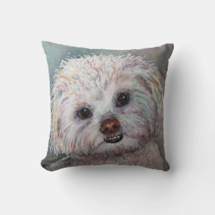 MONOGRAM SWEET WHITE MALTESE YORKIE MIX KUDDE