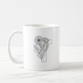 Monogram T Inledande kaffe Mugg