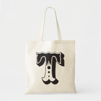 Monogram T till påsen Tygkasse