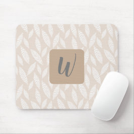 Monogram Tan Botanical Löv Mouse Pad Musmatta