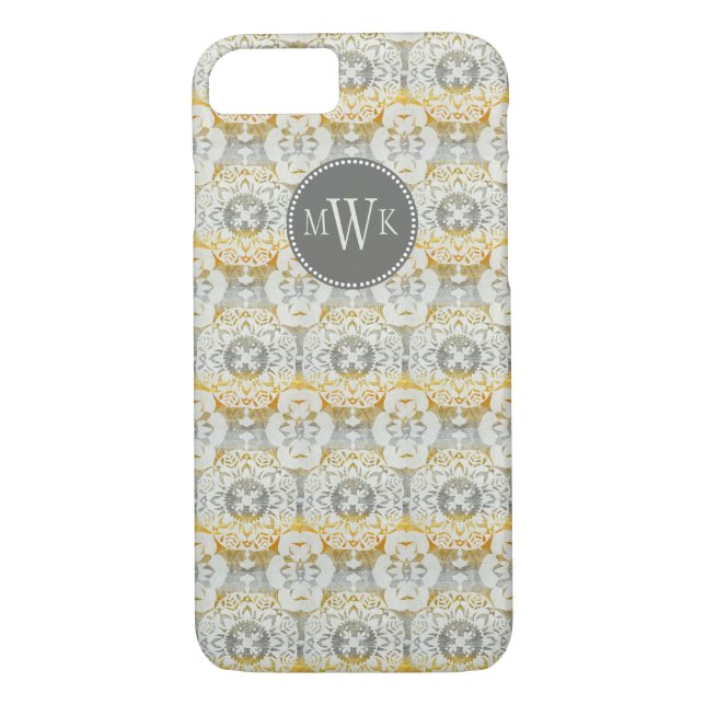 Monogram | Tapestry Rosette II Case-Mate iPhone Skal (Baksida)
