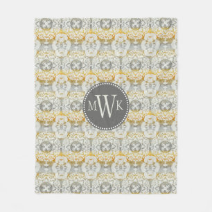 Monogram Tapestry Rosette II Fleecefilt