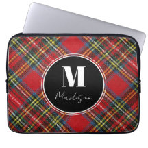 Monogram Tartan Play Namn Laptop sleeve