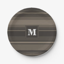 Monogram taupe rand