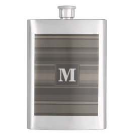 Monogram taupe rand fickplunta