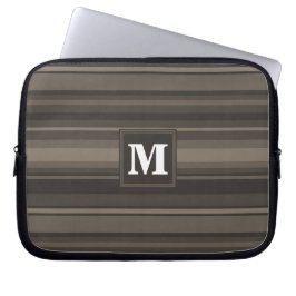 Monogram taupe rand laptop fodral