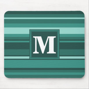 Monogram teal rand musmatta