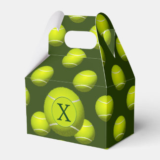 Monogram Tennis Bollar Sports mönster Presentaskar
