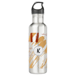 Monogram Terracotta Abstrakt Doodle