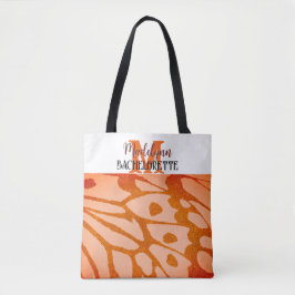 Monogram Terracotta Butterfly Vinge Bridesmaid Tygkasse