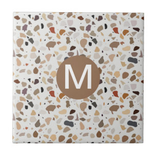 Monogram Terrazzo Modern stenyta Kakelplatta