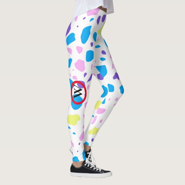 MONOGRAM TERRAZZO MÖNSTER MULTIFÄRGAD LEGGINGS (Höger)