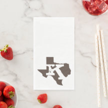 Monogram Texas Blommigt Guest Towels