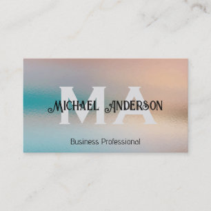 Monogram Textlager Visitkort
