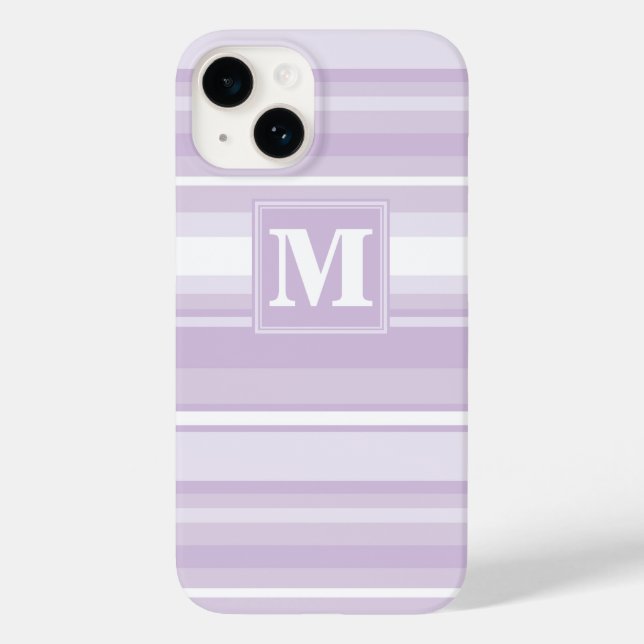 Monogram thistel lila rand (Baksida)