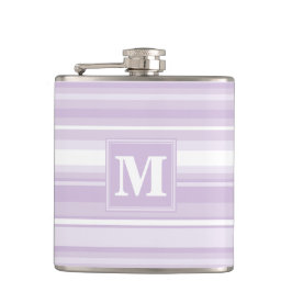 Monogram thistel lila rand fickplunta