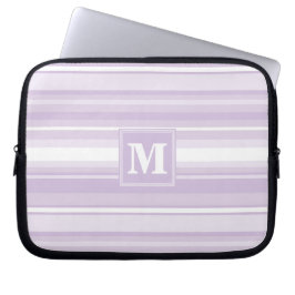 Monogram thistel lila rand laptop sleeve