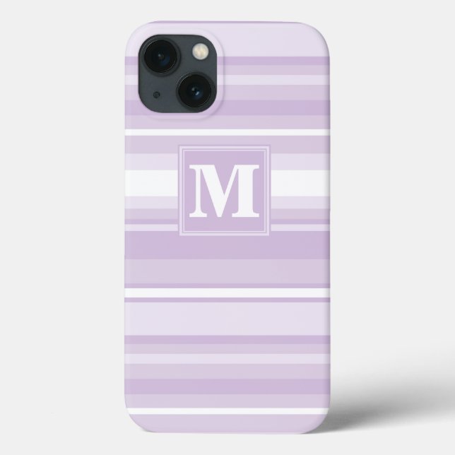 Monogram thistle lila rand Fodral-Mate iPhone c (Baksida)