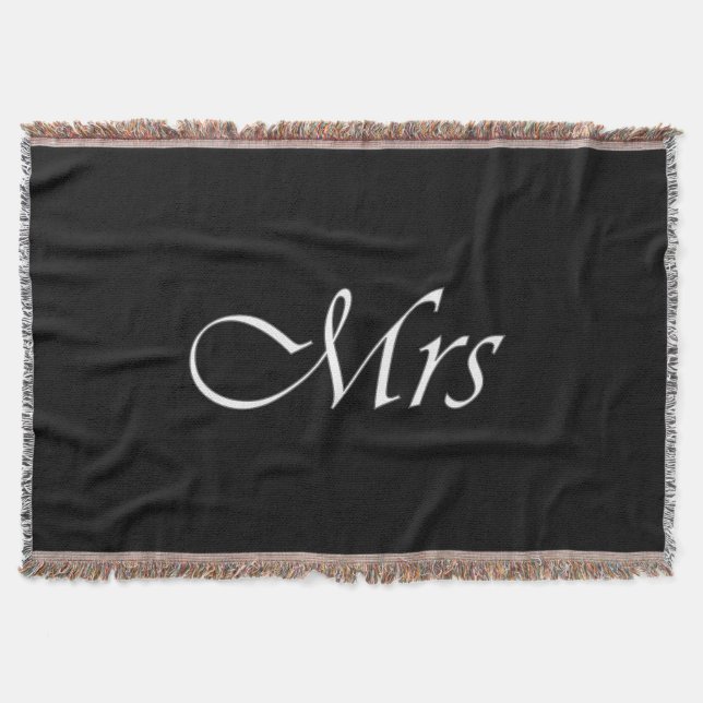 Monogram Throw Blanket Filt (Framsidan)
