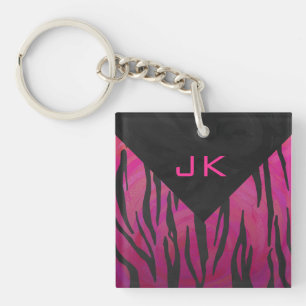 Monogram Tiger Shock rosa och svart Mönster