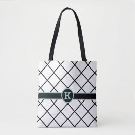 Monogram Tote Tygkasse