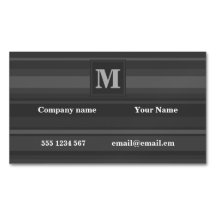 Monogram träkol rand