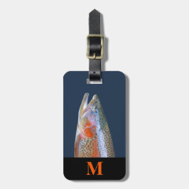 Monogram Travel Grått Orange River Trout Fish Head Bagagebricka