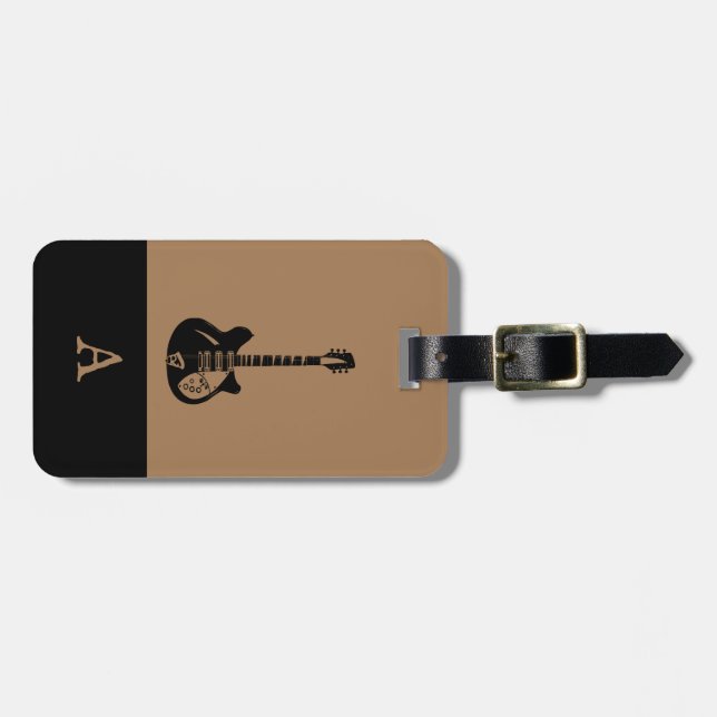 Monogram Travel Music Elbas Bagagebricka (Horisontell Framsida)