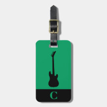 Monogram Travel Music Electric Bass Guitar Grönt
