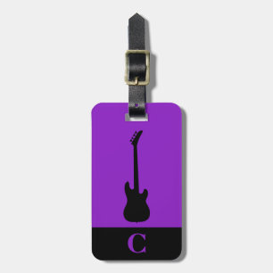 Monogram Travel Music Electric Bass Guitar Lila Bagagebricka