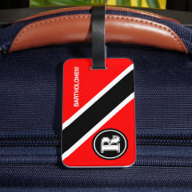 Monogram Triinidad och Tobago Flagga