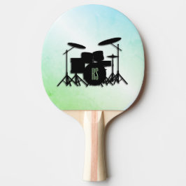 Monogram trumset Silver Ping Pong Paddle Pingisracket