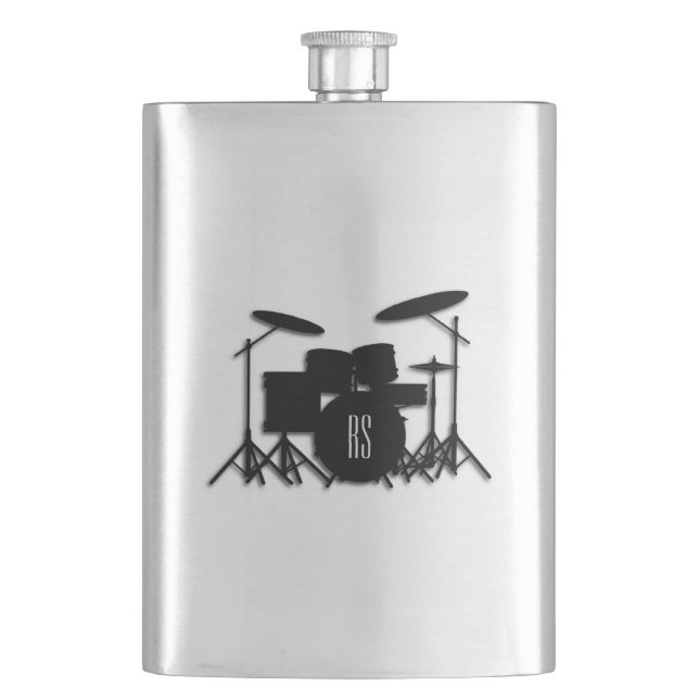 Monogram trumuppsättning Silver Fickplunta (Framsidan)